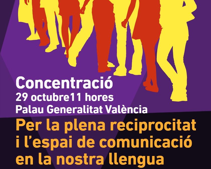 La FOLC convoca una concentració per reclamar la reciprocitat i l’espai comunicatiu en català
